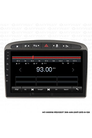 PEUGEOT 308 ANDROİD 12 MULTİMEDYA CARPLAY 4GB RAM+64GB HDD NAVİGASYON EKRAN