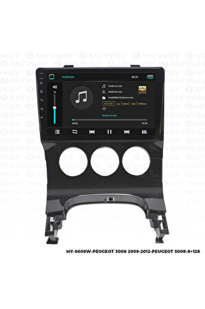 PEUGEOT 5008 ANDROİD 12 MULTİMEDYA CARPLAY 4GB RAM+64GB HDD NAVİGASYON EKRAN