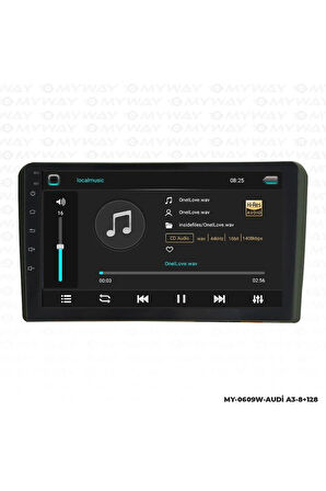 AUDİ A3 ANDROİD 12 MULTİMEDYA CARPLAY 4GB RAM+64GB HDD NAVİGASYON EKRAN