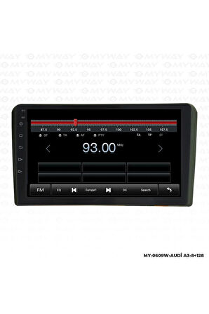 AUDİ A3 ANDROİD 12 MULTİMEDYA CARPLAY 4GB RAM+64GB HDD NAVİGASYON EKRAN