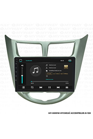 HYUNDAİ ACCENT BLUE ANDROİD Uyumlu  12 MULTİMEDYA CARPLAY 4GB RAM+64GB HDD NAVİGASYON EKRAN