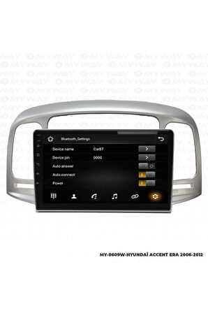 HYUNDAİ ACCENT ERA Uyumlu 12 MULTİMEDYA CARPLAY 4GB RAM+64GB HDD NAVİGASYON EKRAN