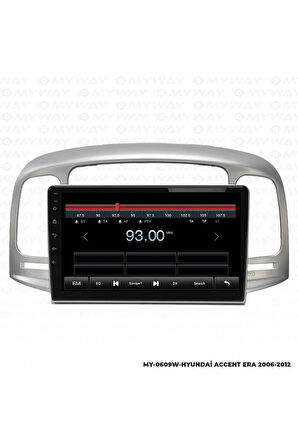 HYUNDAİ ACCENT ERA Uyumlu 12 MULTİMEDYA CARPLAY 4GB RAM+64GB HDD NAVİGASYON EKRAN