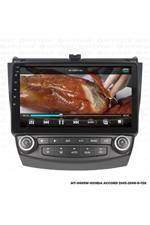 HONDA ACCORD ANDROİD 12 MULTİMEDYA CARPLAY 4GB RAM+64GB HDD 2003-2008 NAVİGASYON EKRAN