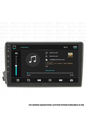 SSANGYONG ACTYON ANDROİD 12 MULTİMEDYA CARPLAY 4GB RAM+64GB HDD NAVİGASYON EKRAN