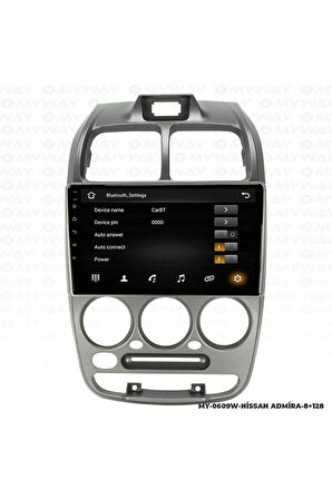 HYUNDAİ ADMİRE Uyumlu ANDROİD 12 MULTİMEDYA CARPLAY 4GB RAM+64GB HDD NAVİGASYON EKRAN