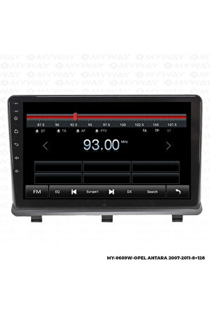 OPEL ANTARA ANDROİD 12 MULTİMEDYA CARPLAY 4GB RAM+64GB HDD NAVİGASYON EKRAN