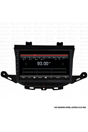 OPEL ASTRA K ANDROİD 12 MULTİMEDYA CARPLAY 4GB RAM+64GB HDD NAVİGASYON EKRAN