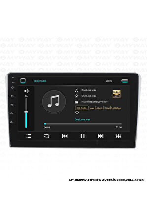 TOYOTA AVENSİS ANDROİD 12 MULTİMEDYA CARPLAY 4GB RAM+64GB HDD 2009-2014 NAVİGASYON EKRAN