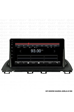 MAZDA AXELA ANDROİD 12 MULTİMEDYA CARPLAY 4GB RAM+64GB HDD NAVİGASYON EKRAN