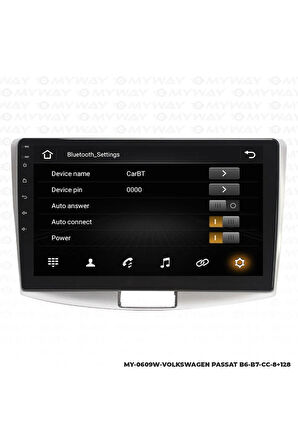 VOLKSWAGEN PASSAT B7 ANDROİD 12 MULTİMEDYA CARPLAY 4GB RAM+64GB HDD NAVİGASYON EKRAN