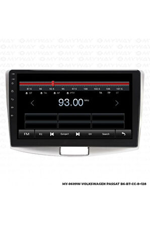 VOLKSWAGEN PASSAT B7 ANDROİD 12 MULTİMEDYA CARPLAY 4GB RAM+64GB HDD NAVİGASYON EKRAN