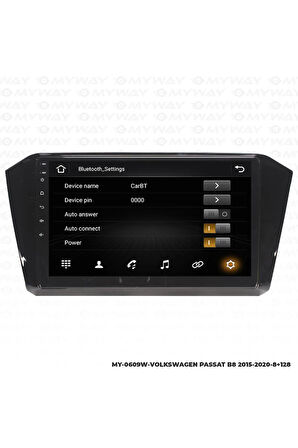 VOLKSWAGEN PASSAT B8 ANDROİD 12 MULTİMEDYA CARPLAY 4GB RAM+64GB HDD NAVİGASYON EKRAN