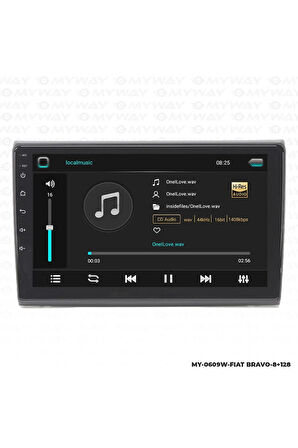 FİAT BRAVO ANDROİD 12 MULTİMEDYA CARPLAY 4GB RAM+64GB HDD NAVİGASYON EKRAN