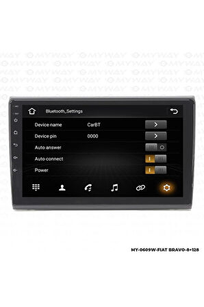 FİAT BRAVO ANDROİD 12 MULTİMEDYA CARPLAY 4GB RAM+64GB HDD NAVİGASYON EKRAN