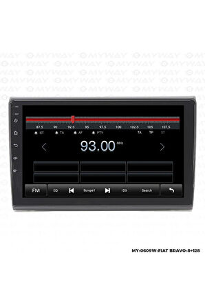 FİAT BRAVO ANDROİD 12 MULTİMEDYA CARPLAY 4GB RAM+64GB HDD NAVİGASYON EKRAN