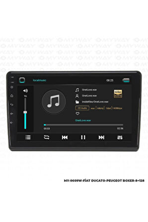 PEUGEOT BOXER ANDROİD 12 MULTİMEDYA CARPLAY 4GB RAM+64GB HDD NAVİGASYON EKRAN