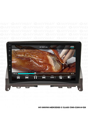MERCEDES C180 ANDROİD 12 MULTİMEDYA CARPLAY 4GB RAM+64GB HDD NAVİGASYON EKRAN