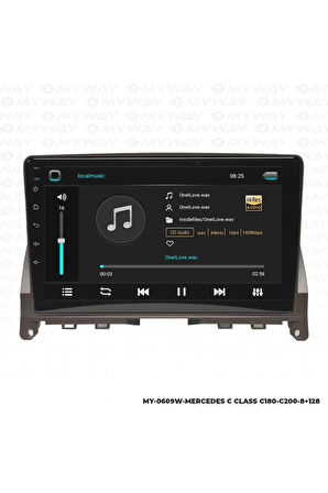 MERCEDES C180 ANDROİD 12 MULTİMEDYA CARPLAY 4GB RAM+64GB HDD NAVİGASYON EKRAN