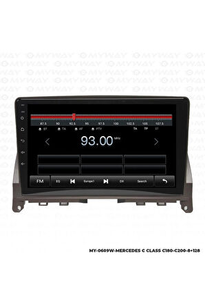 MERCEDES C180 ANDROİD 12 MULTİMEDYA CARPLAY 4GB RAM+64GB HDD NAVİGASYON EKRAN