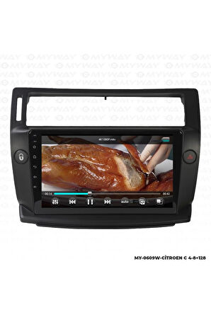 CİTROEN C4 ANDROİD 12 MULTİMEDYA CARPLAY 4GB RAM+64GB HDD NAVİGASYON EKRAN