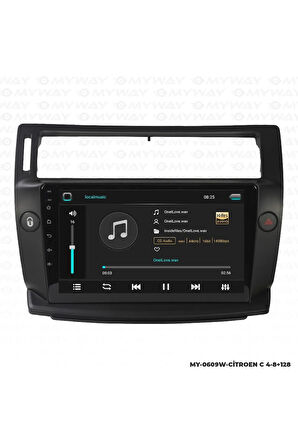 CİTROEN C4 ANDROİD 12 MULTİMEDYA CARPLAY 4GB RAM+64GB HDD NAVİGASYON EKRAN