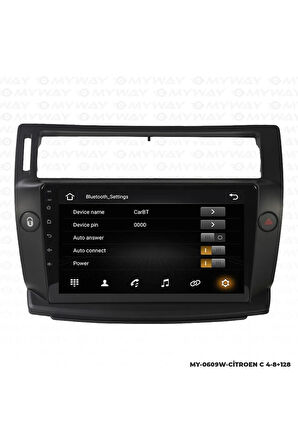 CİTROEN C4 ANDROİD 12 MULTİMEDYA CARPLAY 4GB RAM+64GB HDD NAVİGASYON EKRAN