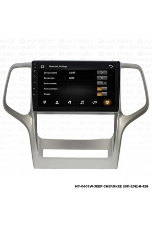 JEEP CHEROKEE ANDROİD 12 MULTİMEDYA CARPLAY 4GB RAM+64GB HDD 2011-2012 NAVİGASYON EKRAN