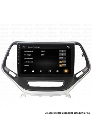 JEEP CHEROKEE ANDROİD 12 MULTİMEDYA CARPLAY 4GB RAM+64GB HDD 2014-2017 NAVİGASYON EKRAN