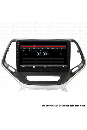 JEEP CHEROKEE ANDROİD 12 MULTİMEDYA CARPLAY 4GB RAM+64GB HDD 2014-2017 NAVİGASYON EKRAN