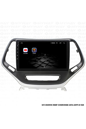 JEEP CHEROKEE ANDROİD 12 MULTİMEDYA CARPLAY 4GB RAM+64GB HDD 2014-2017 NAVİGASYON EKRAN