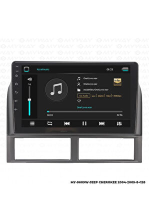 JEEP CHEROKEE ANDROİD 12 MULTİMEDYA CARPLAY 4GB RAM+64GB HDD 2004-2005 NAVİGASYON EKRAN