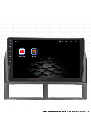 JEEP CHEROKEE ANDROİD 12 MULTİMEDYA CARPLAY 4GB RAM+64GB HDD 2004-2005 NAVİGASYON EKRAN