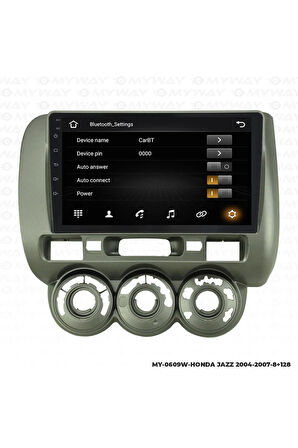 HONDA CİTY ANDROİD 12 MULTİMEDYA CARPLAY 4GB RAM+64GB HDD NAVİGASYON EKRAN