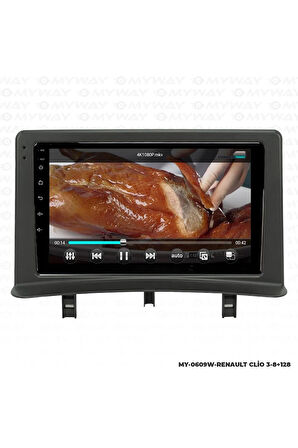 RENAULT CLİO 3 ANDROİD 12 MULTİMEDYA CARPLAY 4GB RAM+64GB HDD NAVİGASYON EKRAN