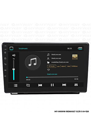 RENAULT CLİO 5 ANDROİD 12 MULTİMEDYA CARPLAY 4GB RAM+64GB HDD NAVİGASYON EKRAN