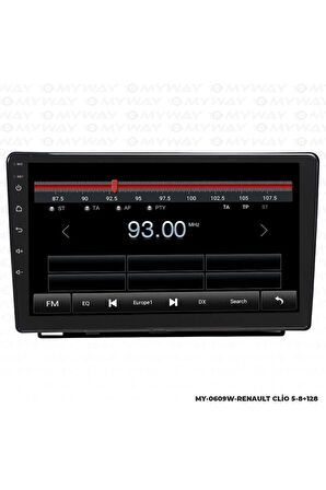 RENAULT CLİO 5 ANDROİD 12 MULTİMEDYA CARPLAY 4GB RAM+64GB HDD NAVİGASYON EKRAN