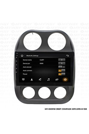 JEEP COMPASS ANDROİD 12 MULTİMEDYA CARPLAY 4GB RAM+64GB HDD 2011-2015 NAVİGASYON EKRAN