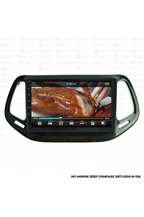 JEEP COMPASS ANDROİD 12 MULTİMEDYA CARPLAY 4GB RAM+64GB HDD 2017-2020 NAVİGASYON EKRAN