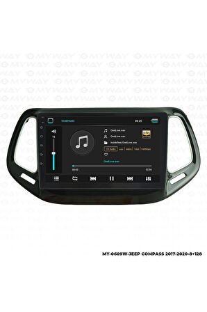 JEEP COMPASS ANDROİD 12 MULTİMEDYA CARPLAY 4GB RAM+64GB HDD 2017-2020 NAVİGASYON EKRAN