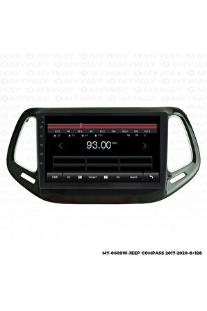 JEEP COMPASS ANDROİD 12 MULTİMEDYA CARPLAY 4GB RAM+64GB HDD 2017-2020 NAVİGASYON EKRAN