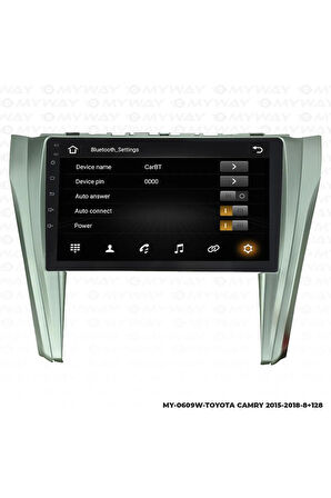 TOYOTA CAMRY ANDROİD 12 MULTİMEDYA CARPLAY 4GB RAM+64GB HDD NAVİGASYON EKRAN