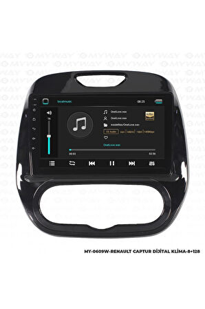 RENAULT CAPTUR ANDROİD 12 MULTİMEDYA CARPLAY 4GB RAM+64GB HDD DİJİTAL NAVİGASYON EKRAN