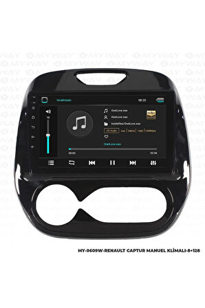 RENAULT CAPTUR ANDROİD 12 MULTİMEDYA CARPLAY 4GB RAM+64GB HDD MANUEL NAVİGASYON EKRAN