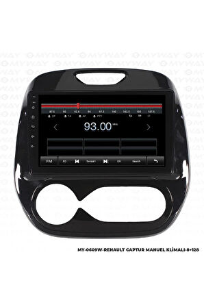 RENAULT CAPTUR ANDROİD 12 MULTİMEDYA CARPLAY 4GB RAM+64GB HDD MANUEL NAVİGASYON EKRAN