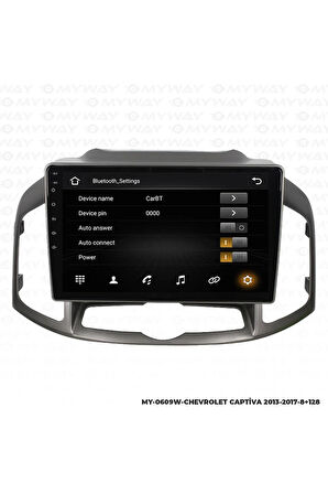 CHEVROLET CAPTİVA ANDROİD 12 MULTİMEDYA CARPLAY 4GB RAM+64GB HDD 2013-2017 NAVİGASYON EKRAN