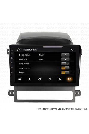 Chevrolet Captiva Android Carplay Multimedya Navigasyon Ekran Teyp 4gb+64gb