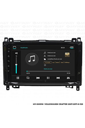 VOLKSWAGEN CRAFTER ANDROİD 12 MULTİMEDYA CARPLAY 4GB RAM+64GB HDD 2007-2017 NAVİGASYON EKRAN