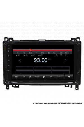 VOLKSWAGEN CRAFTER ANDROİD 12 MULTİMEDYA CARPLAY 4GB RAM+64GB HDD 2007-2017 NAVİGASYON EKRAN