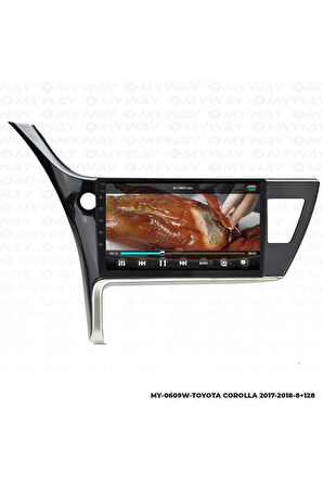TOYOTA COROLLA ANDROİD 12 MULTİMEDYA CARPLAY 4GB RAM+64GB HDD 2017-2018 NAVİGASYON EKRAN